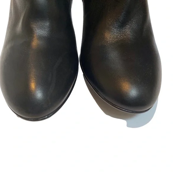 Aquatalia knee high black leather boot - Picture 3 of 12